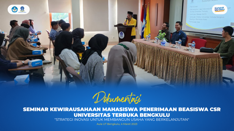 Seminar Kewirausahaan Mahasiswa Penerima Beasiswa CSR Universitas ...