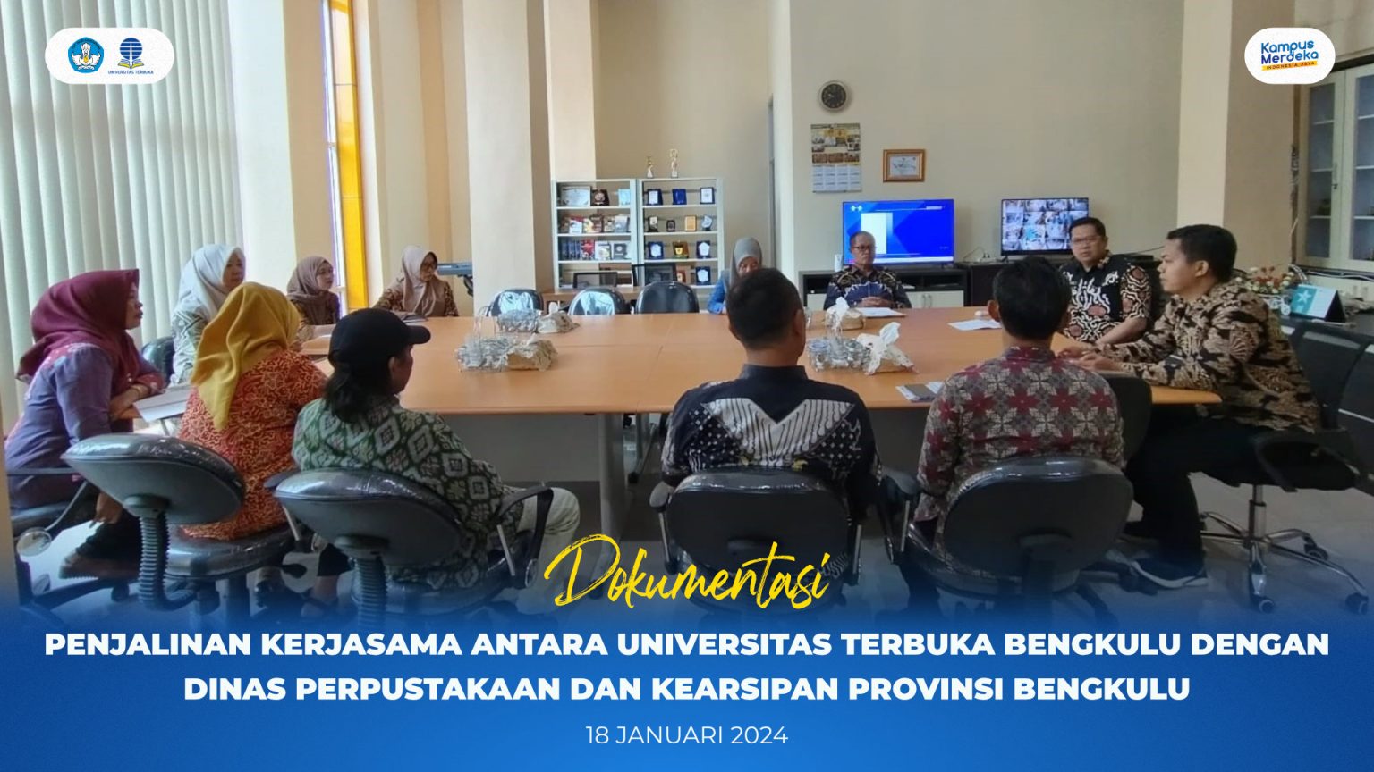 Universitas Terbuka Bengkulu Menjalin Kerjasama Dengan Dinas Pendidikan 